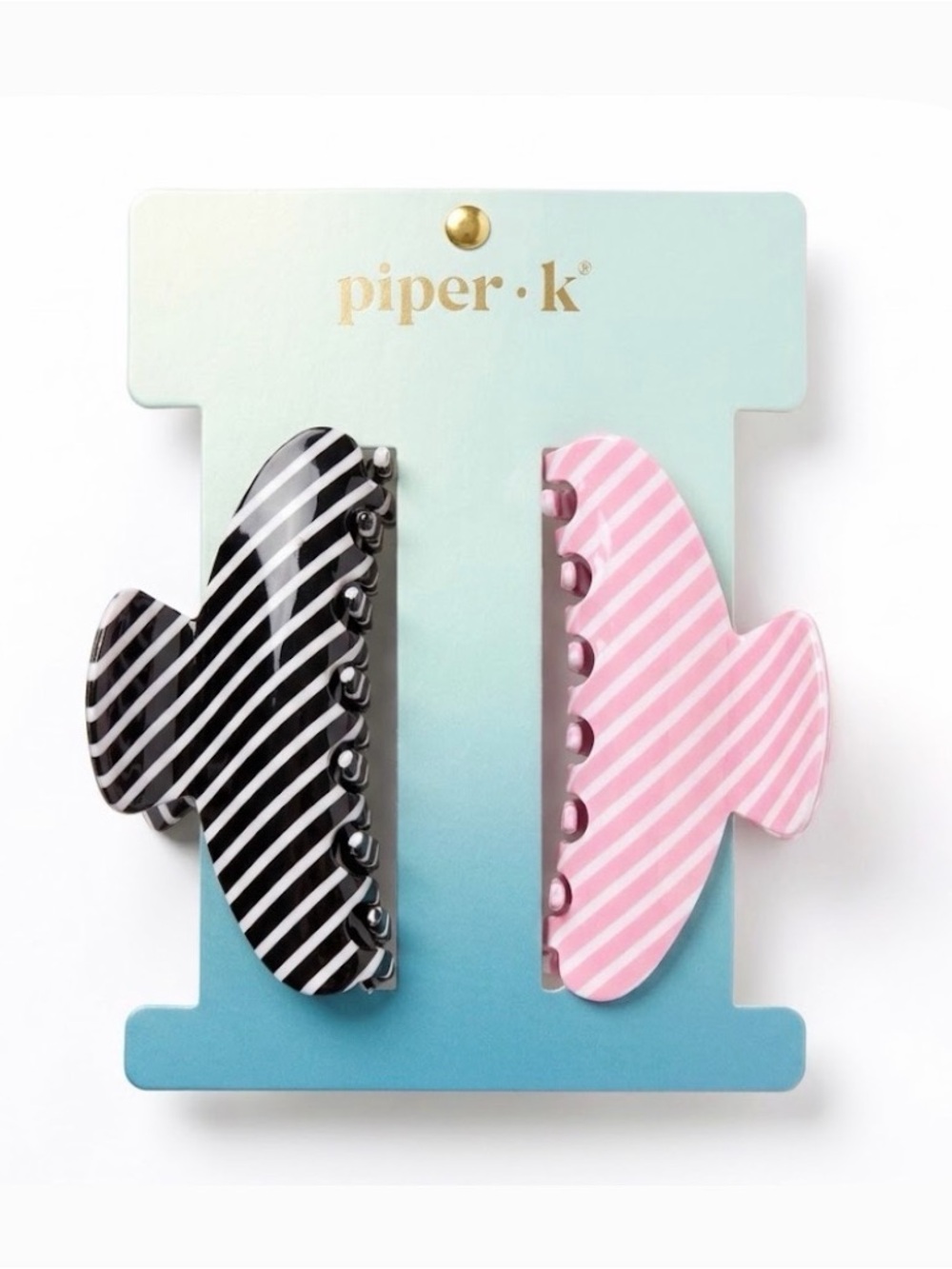 NWT 🖤🩷 Piper K Hair Claw Clips Set of 2